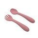 Прибори силіконові з металевим стержнем Dark pink 2216852 фото 1