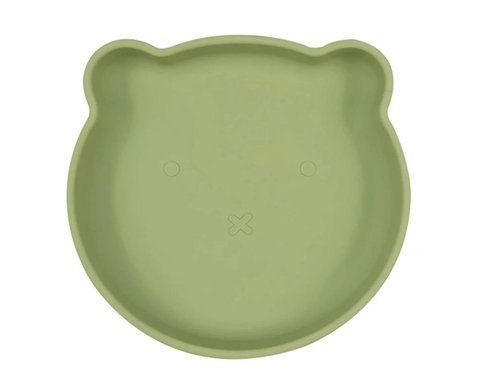 Плоска на присосці ведмедик khaki 3223472 фото